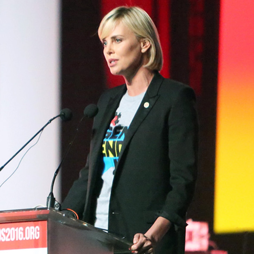 Charlize Theron Delivers Powerful Speech at World AIDS Conference - E